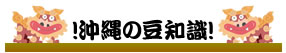 沖縄の豆知識