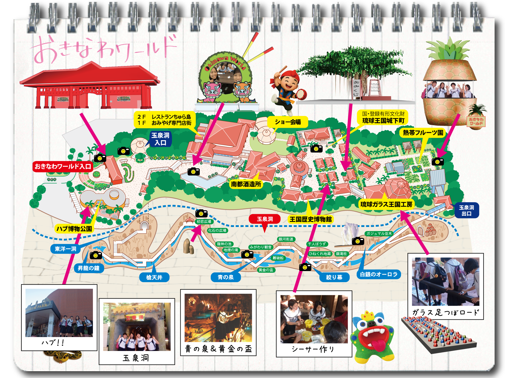 おきなわワールドの楽しい修学旅行